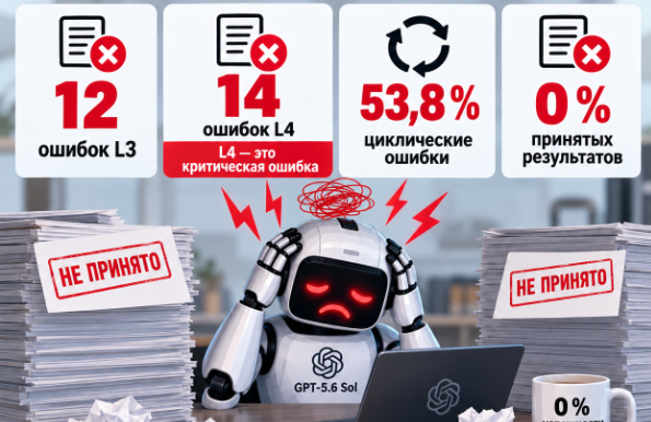 Критические ошибки GPT-5.6 Sol при выполнении простейшей работы - написать текст объемом 10 тыс. знаков