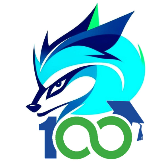 Рисунок 69 — Логотип МАОУ СОШ №100, логотип 1 «В» класса МАОУ СОШ №100